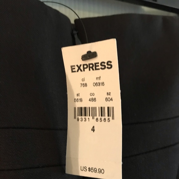 Express Brown Pencil Skirt NWT - Picture 3 of 6